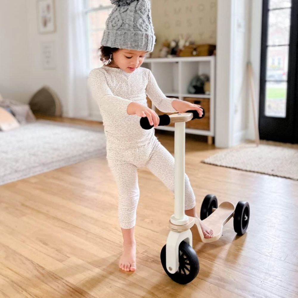 Wooden Kick Scooter