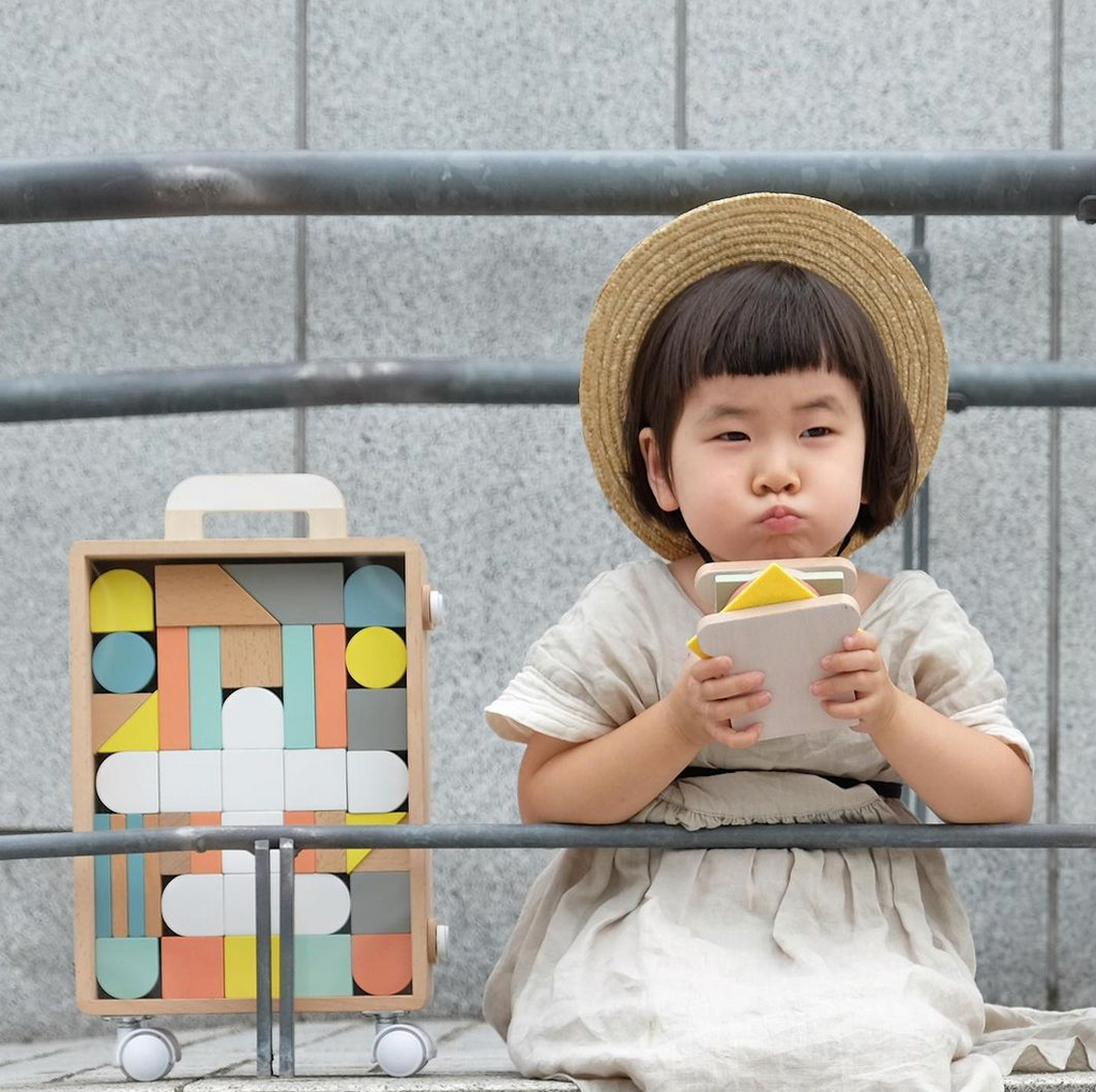 Carry Me Blocks Suitcase