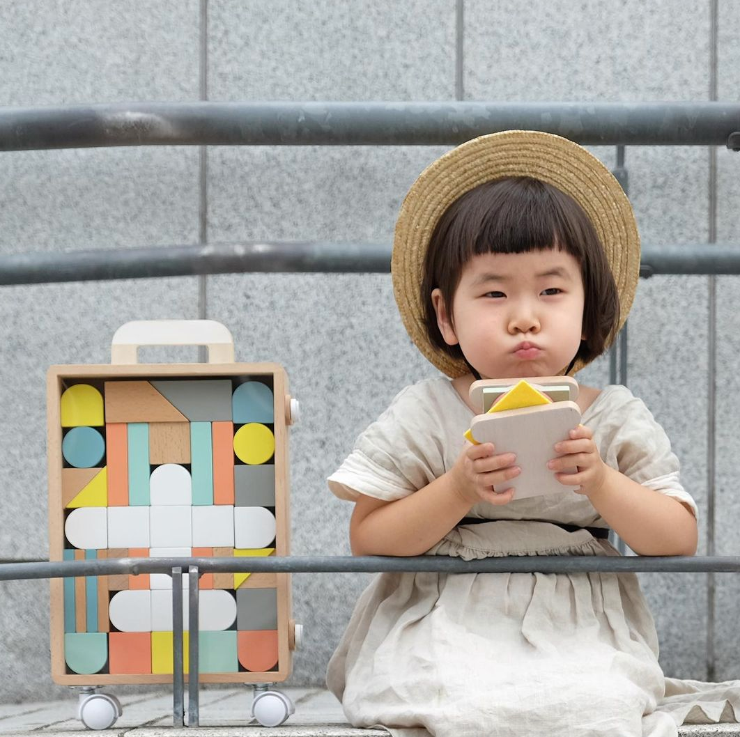 Carry Me Blocks Suitcase