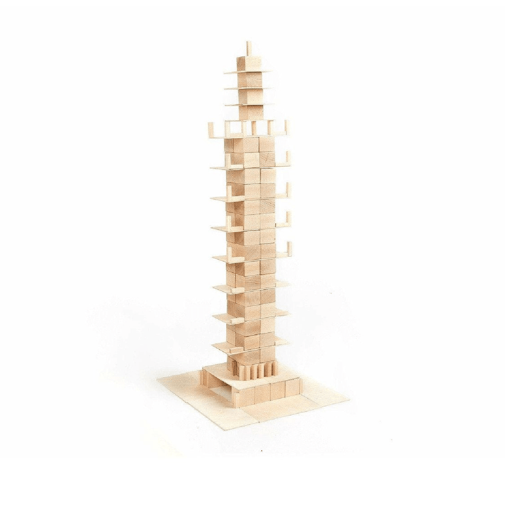 Natural Wood Building Blocks