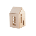 Magnetic Natural Wooden Dollhouse
