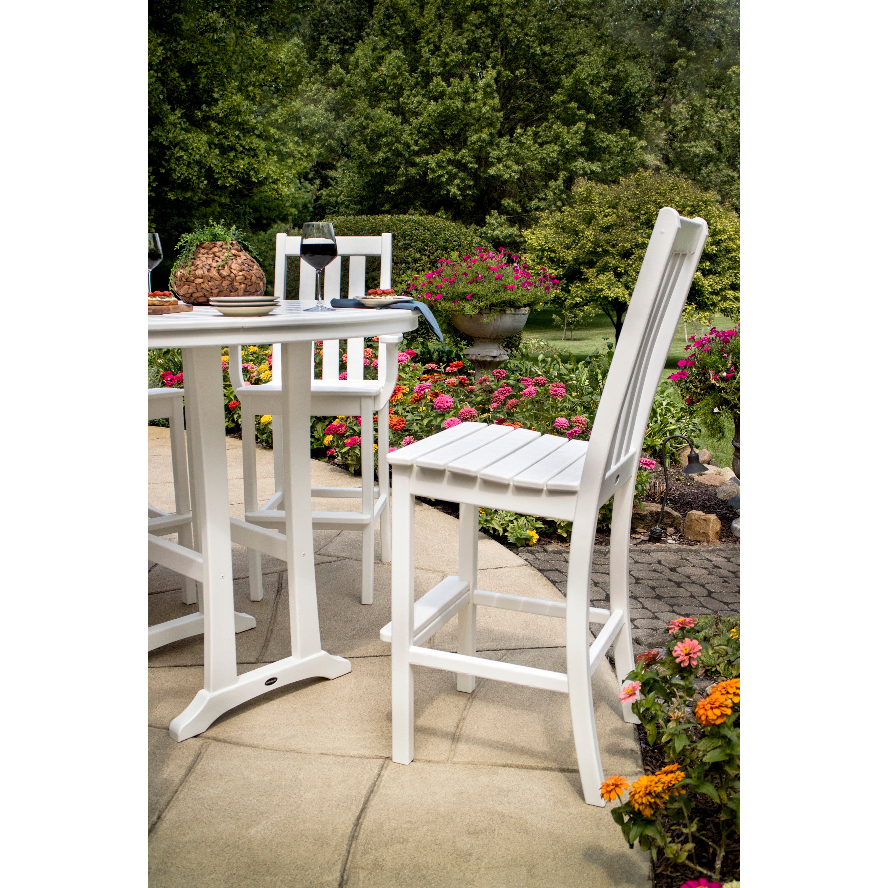 Vineyard 5-Piece Nautical Trestle Bar Set