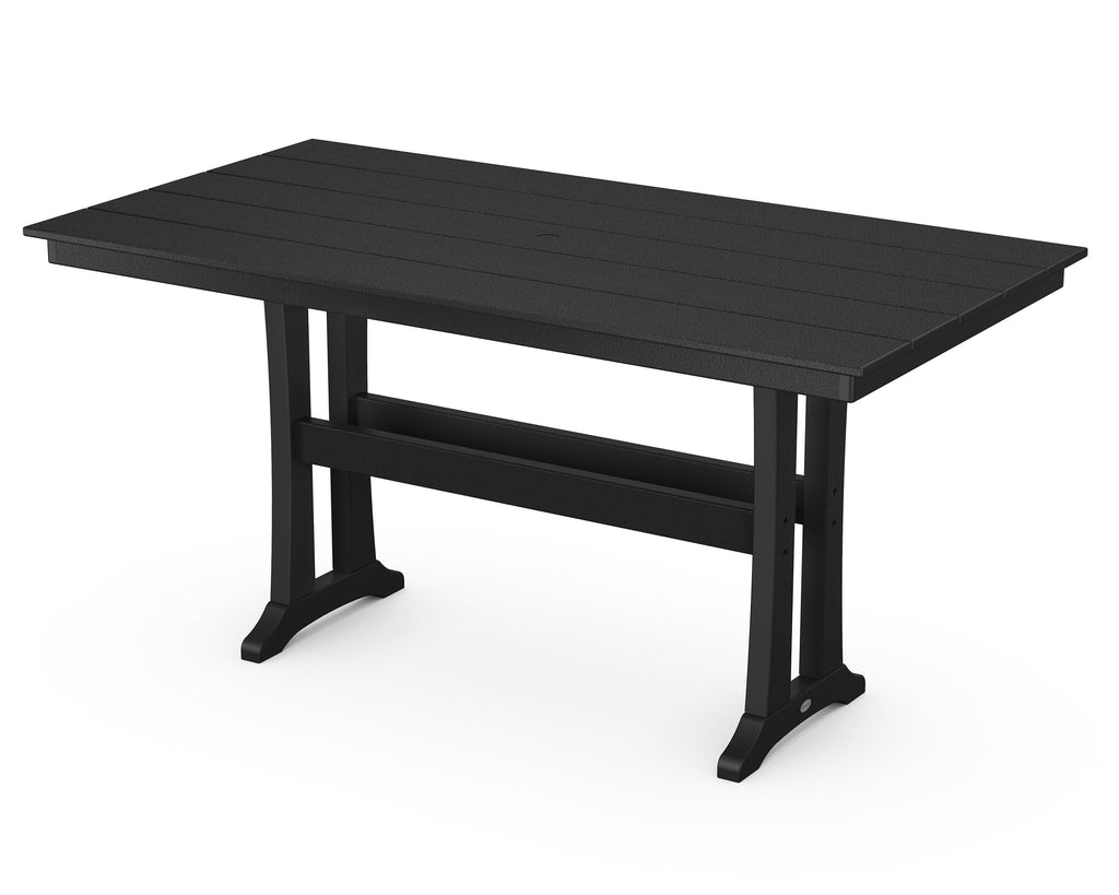 Farmhouse Trestle 37 x 72 Counter Table
