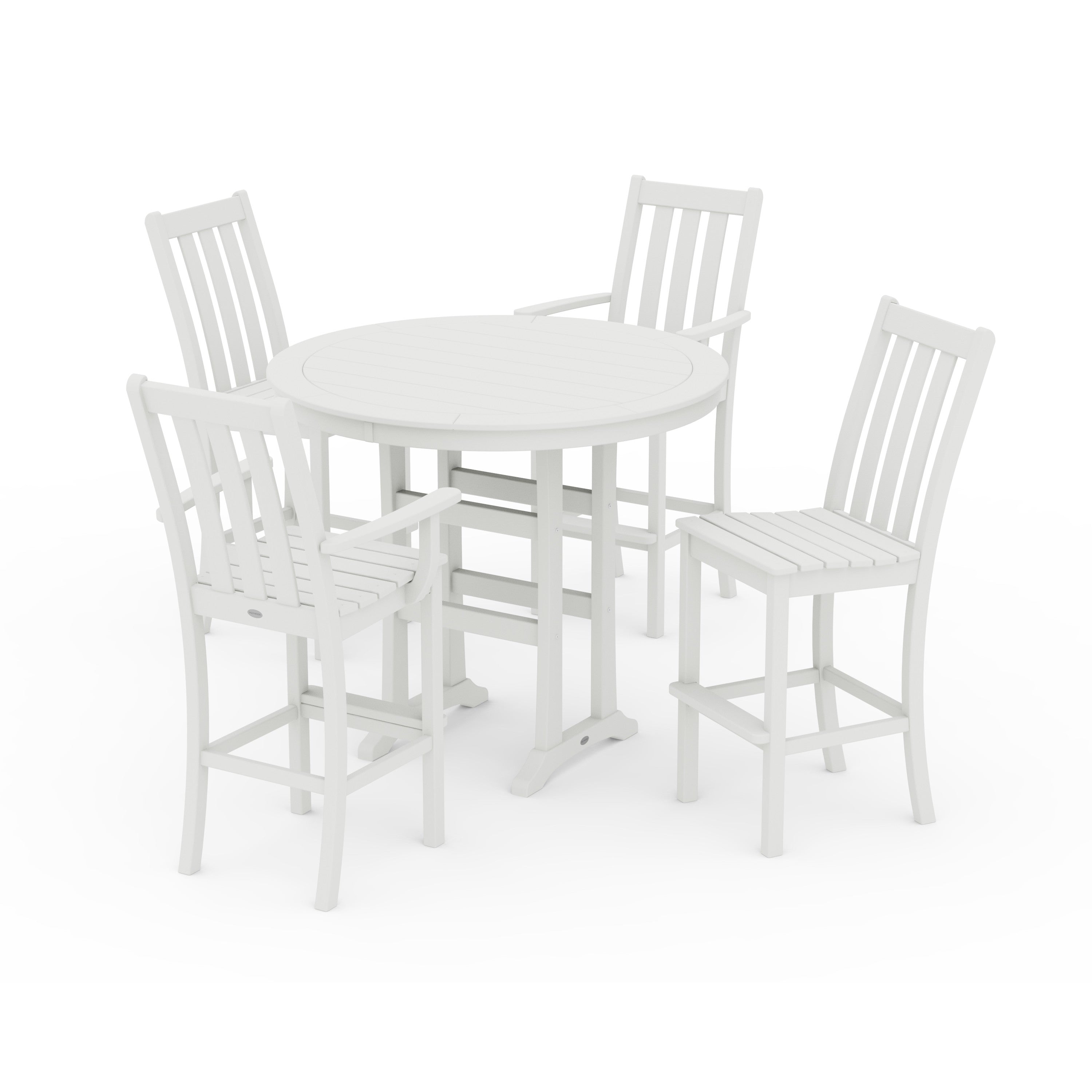 Vineyard 5-Piece Nautical Trestle Bar Set