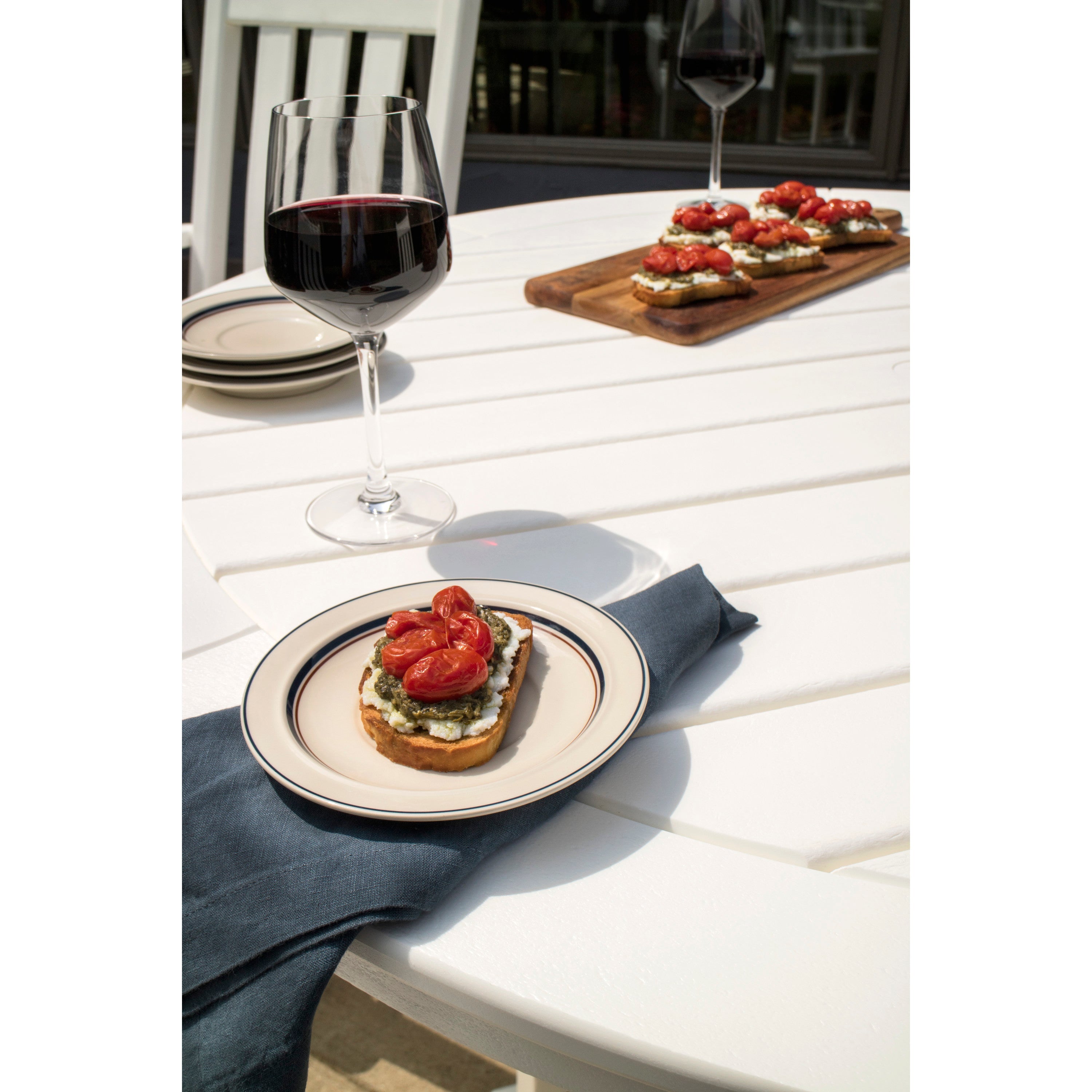 Vineyard 5-Piece Nautical Trestle Bar Set