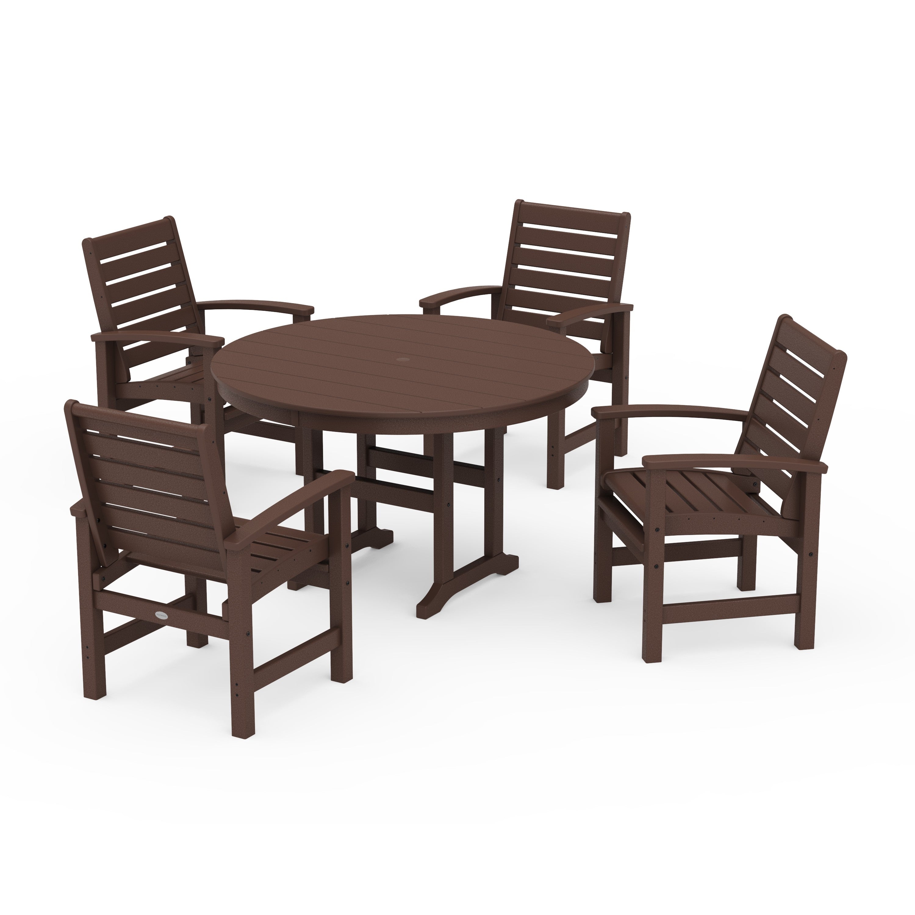 Signature 5-Piece Round Farmhouse Dining Set