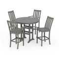 Vineyard 5-Piece Nautical Trestle Bar Set