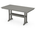 Farmhouse Trestle 37 x 72 Counter Table