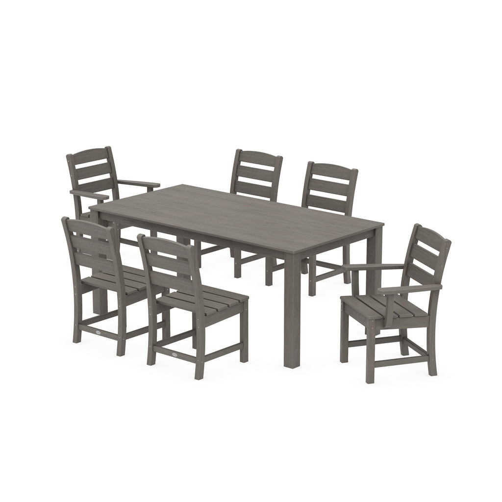 Lakeside 7-Piece Parsons Dining Set