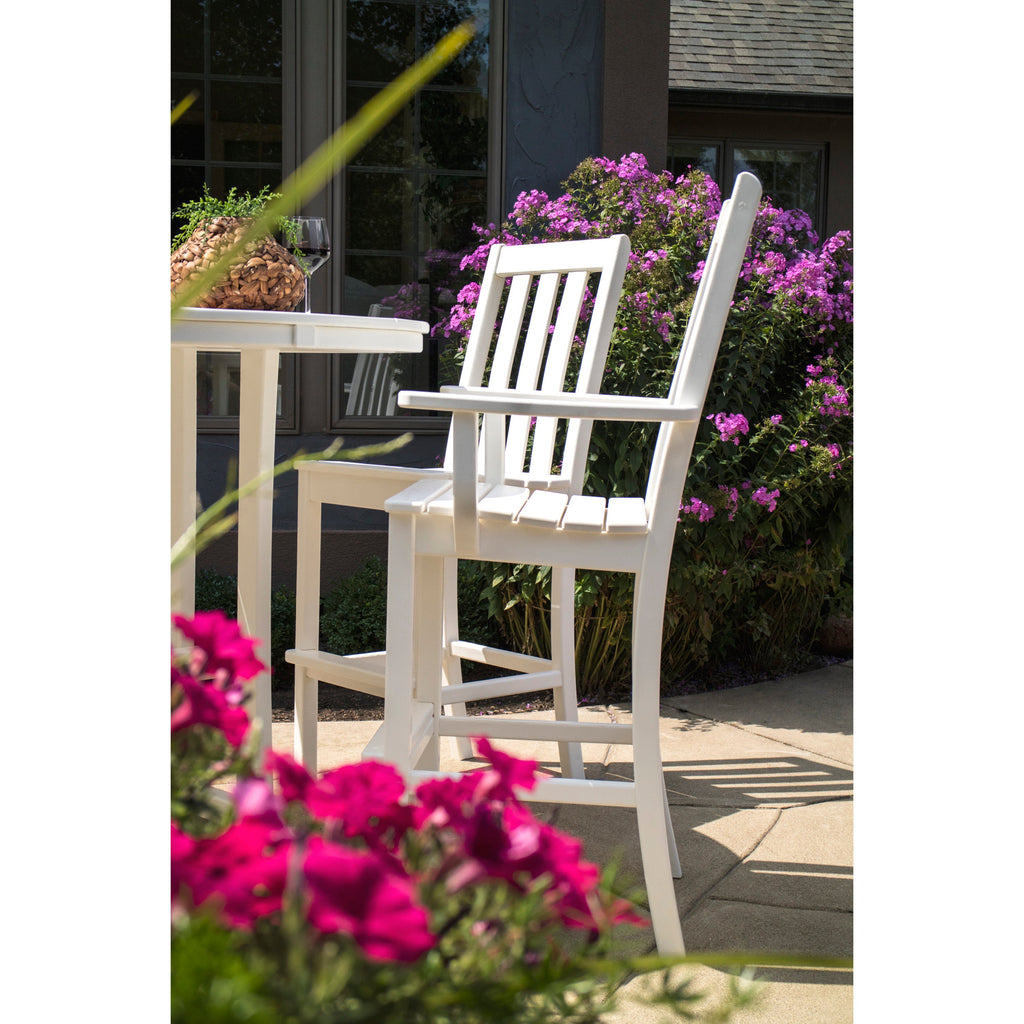 Vineyard 5-Piece Nautical Trestle Bar Set